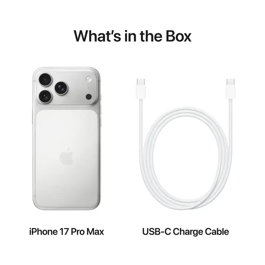 iPhone 17 Pro Max 2 To Argent clair