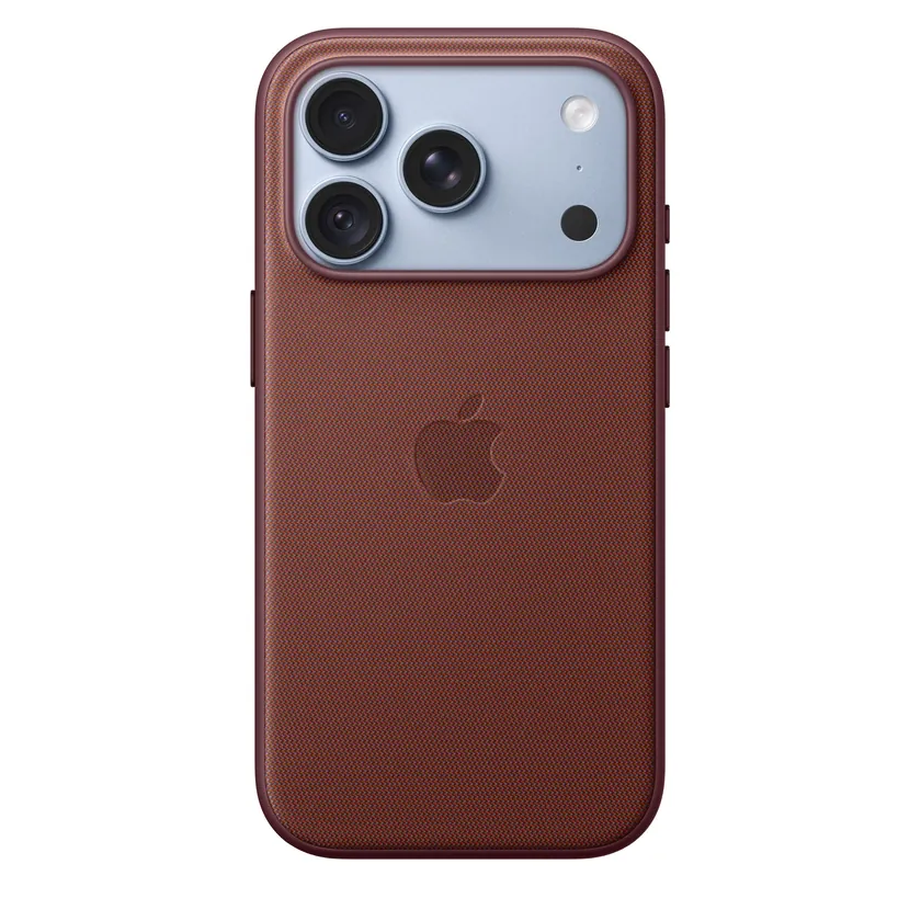 Coque TechWoven avec MagSafe pour iPhone 18 Pro — Bordeaux