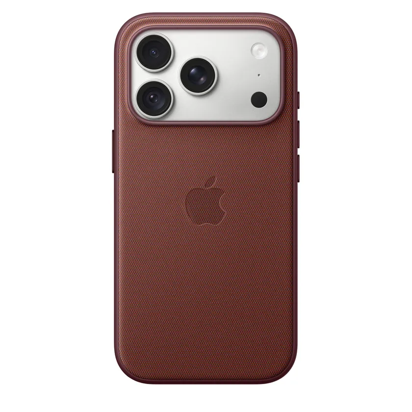 Coque TechWoven avec MagSafe pour iPhone 18 Pro — Bordeaux