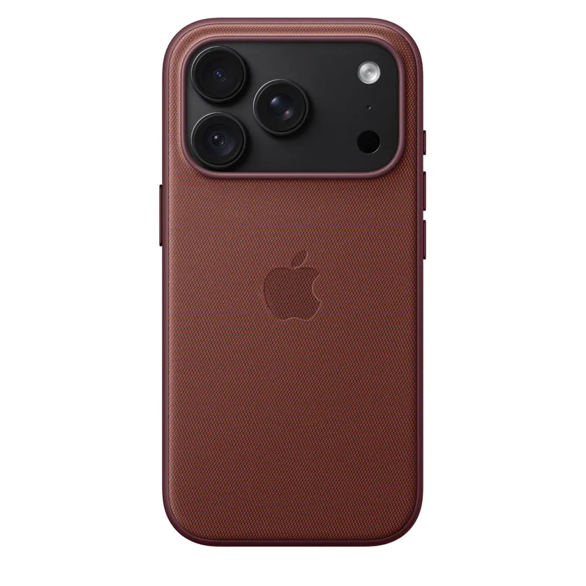 Coque TechWoven avec MagSafe pour iPhone 18 Pro — Bordeaux