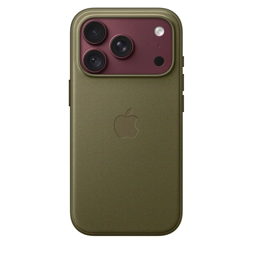 Coque TechWoven avec MagSafe pour iPhone 18 Pro — Olive