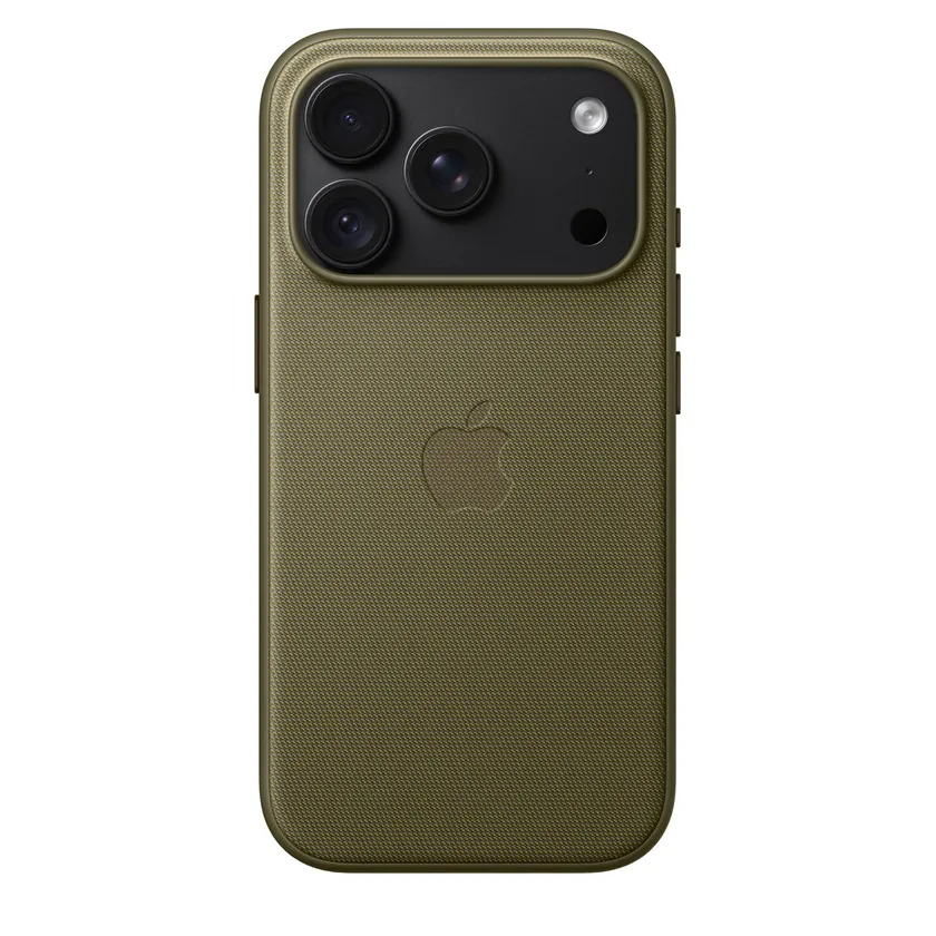 Coque TechWoven avec MagSafe pour iPhone 18 Pro — Olive