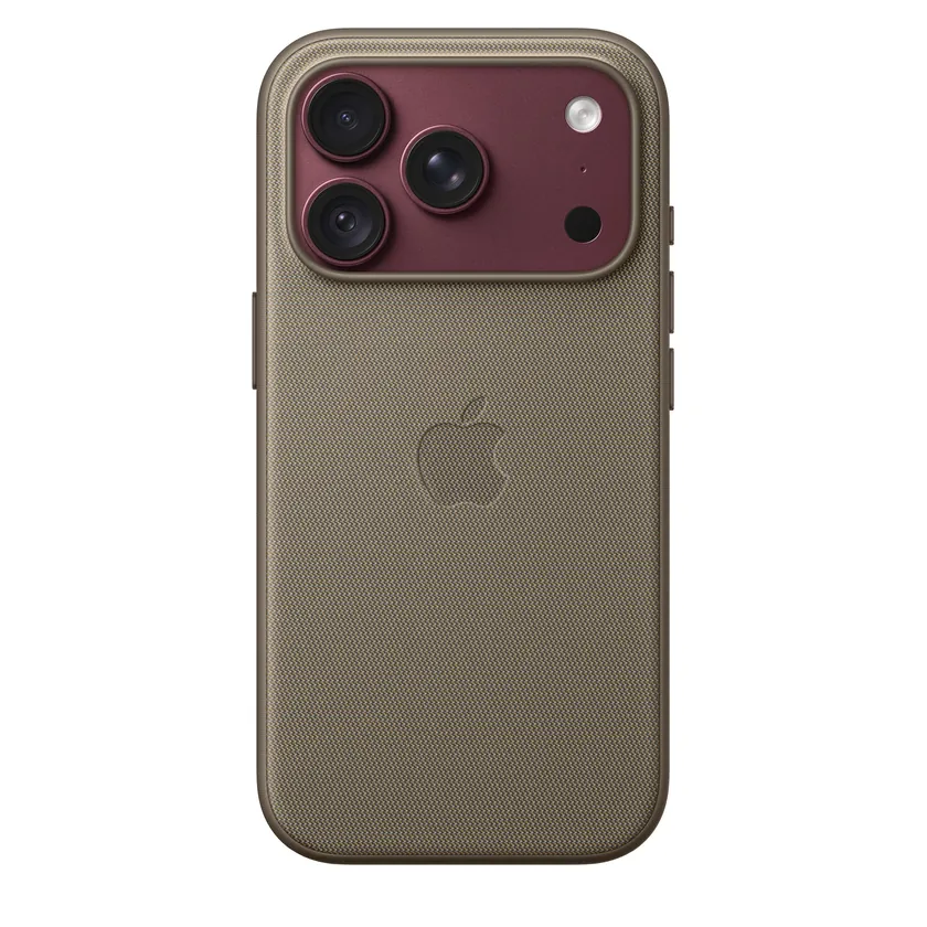 Coque TechWoven avec MagSafe pour iPhone 18 Pro — Taupe