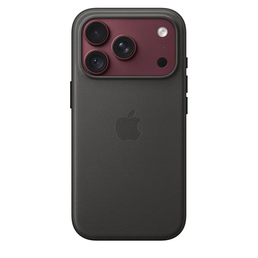 Coque TechWoven avec MagSafe pour iPhone 18 Pro — Noir