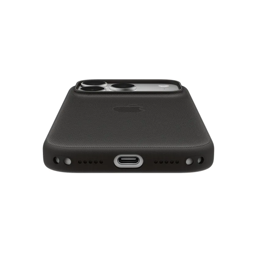 Coque TechWoven avec MagSafe pour iPhone 18 Pro — Noir