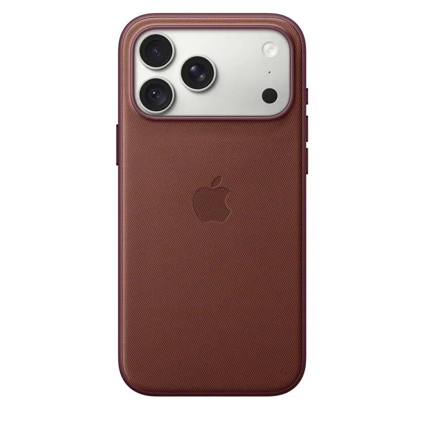 Coque TechWoven avec MagSafe pour iPhone 18 Pro Max — Bordeaux
