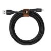 Câble Lightning vers USB-A DuraTek™ Plus avec sangle de fermeture, Black