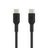 Câble à gaine tressée USB-C vers USB-C BOOST↑CHARGE™ (1 m, noir) – Image 4