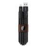 Câble Lightning vers USB-A DuraTek™ Plus avec sangle de fermeture, Black – Image 2