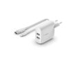 Chargeur secteur 2 ports USB-A (24 W) BOOST↑CHARGE™ avec câble Lightning vers USB-A – Image 3