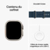 Apple Watch Ultra 2 GPS + Cellular Titanium Case Blue Ocean Band 49 mm – Image 4