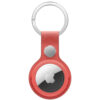 AirTag FineWoven Key Ring Coral