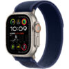 Apple Watch Ultra 2 GPS Cellular 49mm Natural Titanium Case with Blue Trail Loop S/M
