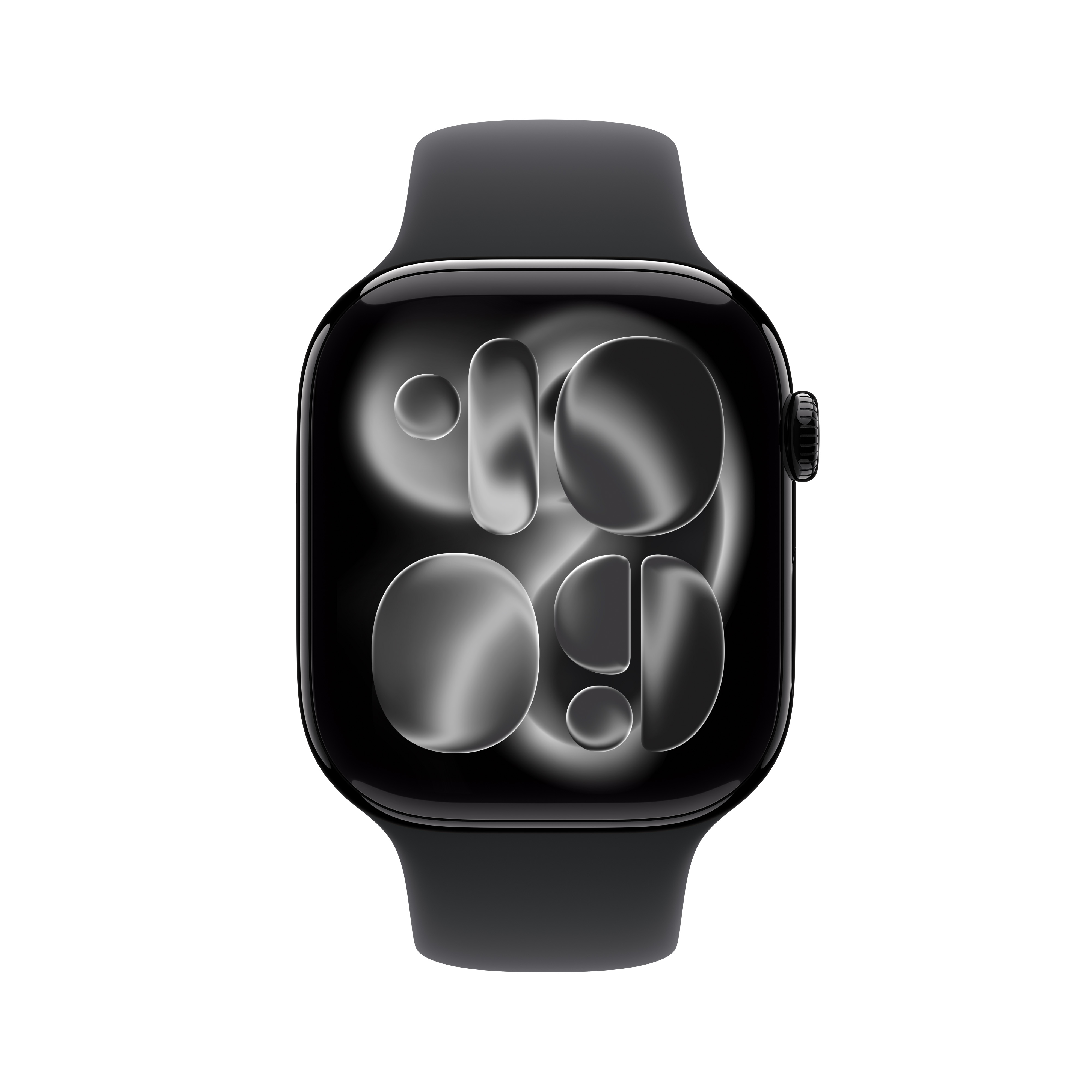 Apple Watch Series 11 GPS 42mm Jet Black Aluminium Case with Black Sport Band